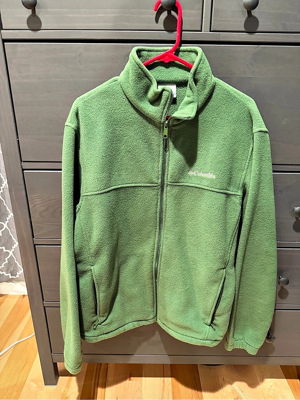 Columbia Green Fleece Full-Zip Jacket